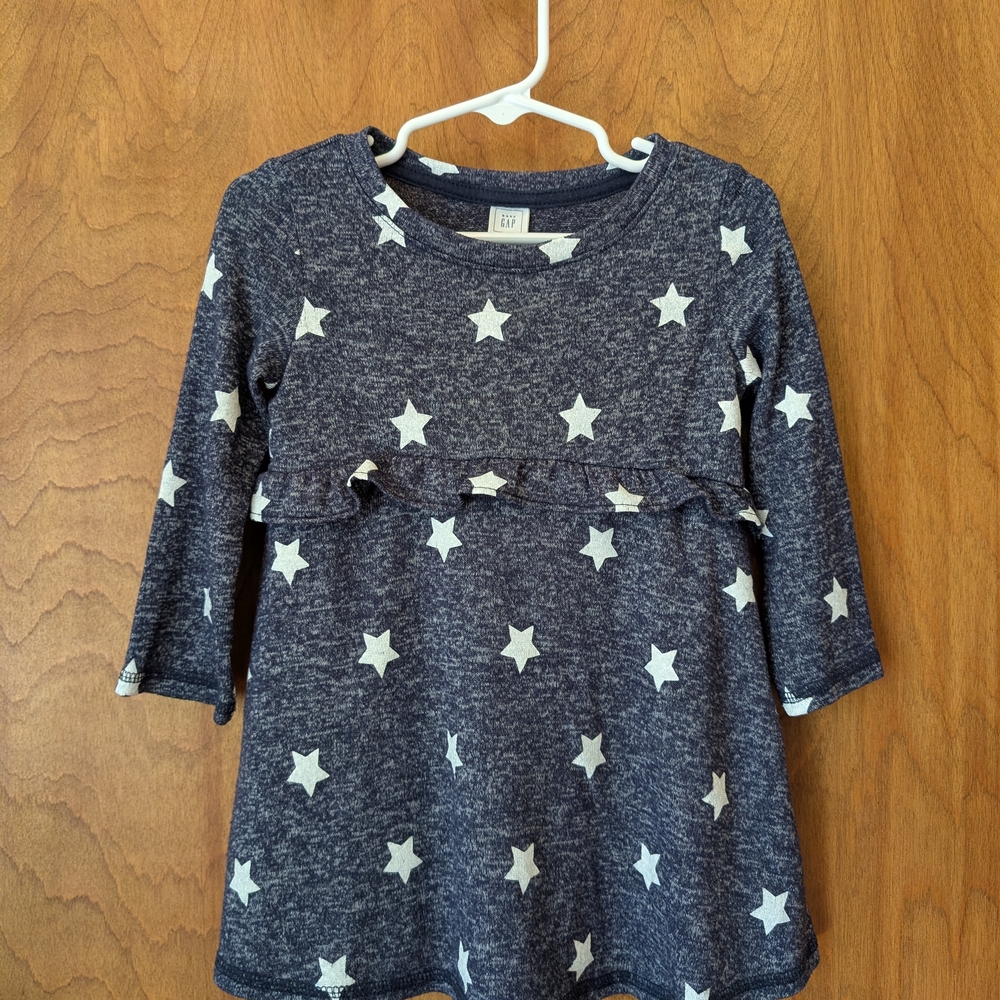 Baby GAP Dark Blue and White ⭐ Dress